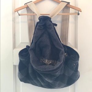 Free People cloth/wool backpack
